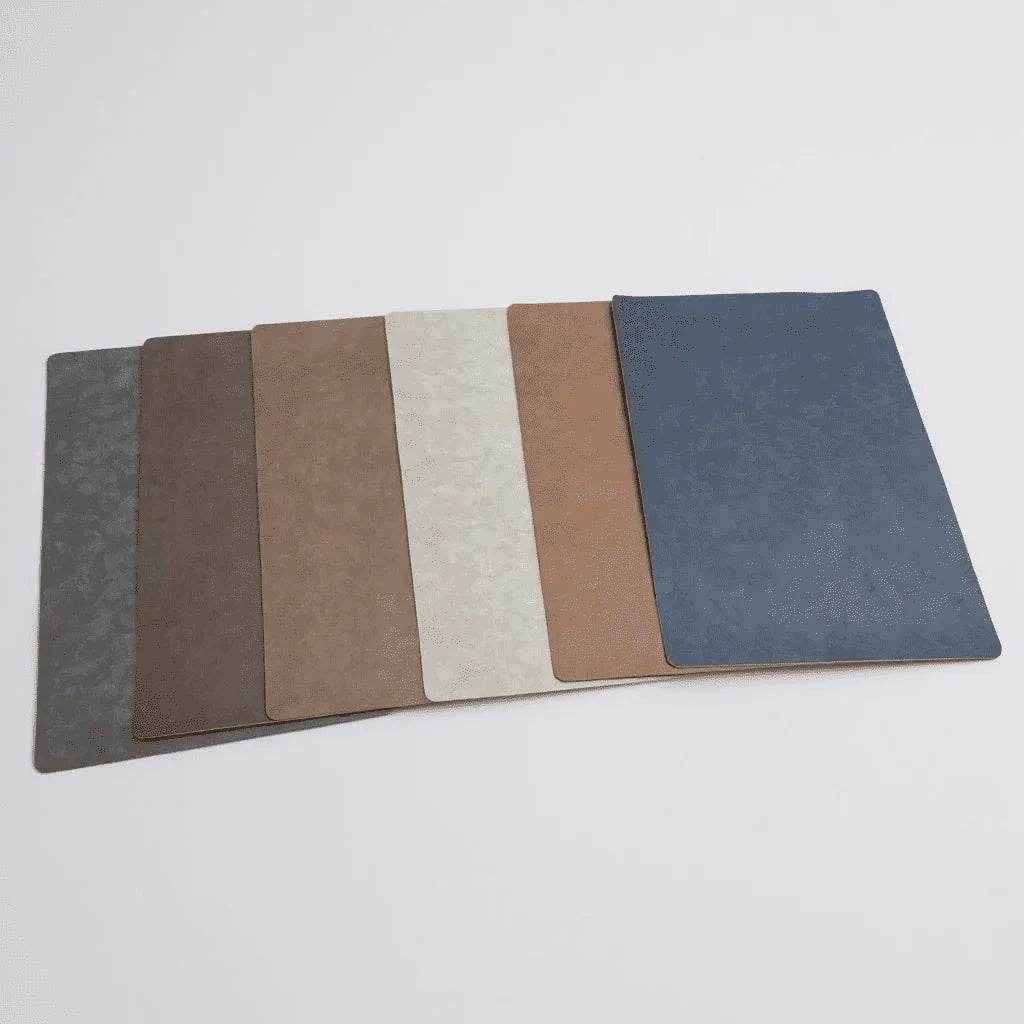 Kit 6 Jogos Americanos Retangular Couro Sintético Alidolado