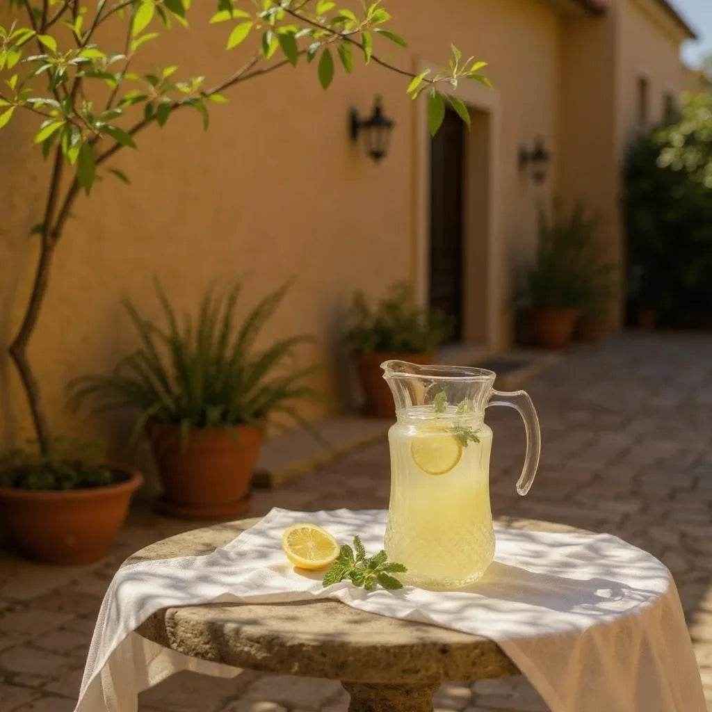 Jarra de Vidro com Alça e Tampa 1400ml Alidolado