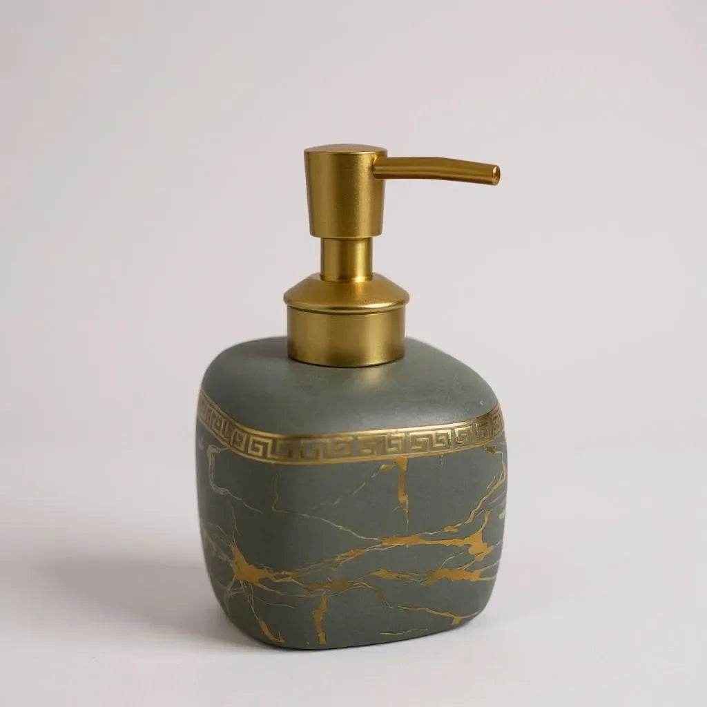 Dispenser de Sabonete Cerâmica Branco Elegance Alidolado - Alidolado