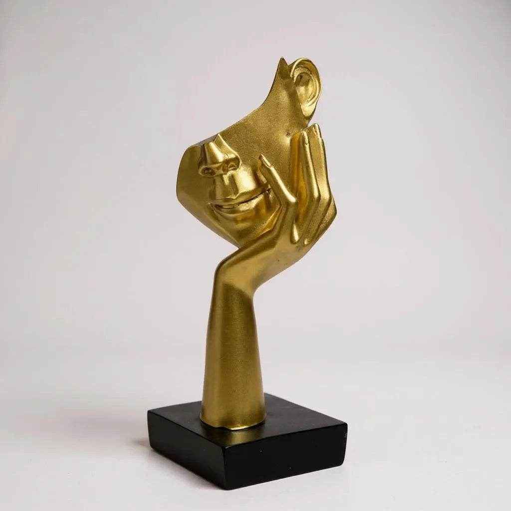 Escultura Abstrata de Mãos e Rostos Decorativa Alidolado - Alidolado