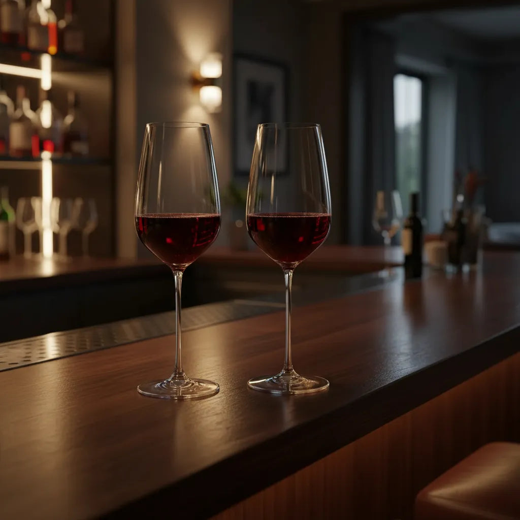 Par de Taças de Vidro 330ml para Vinho