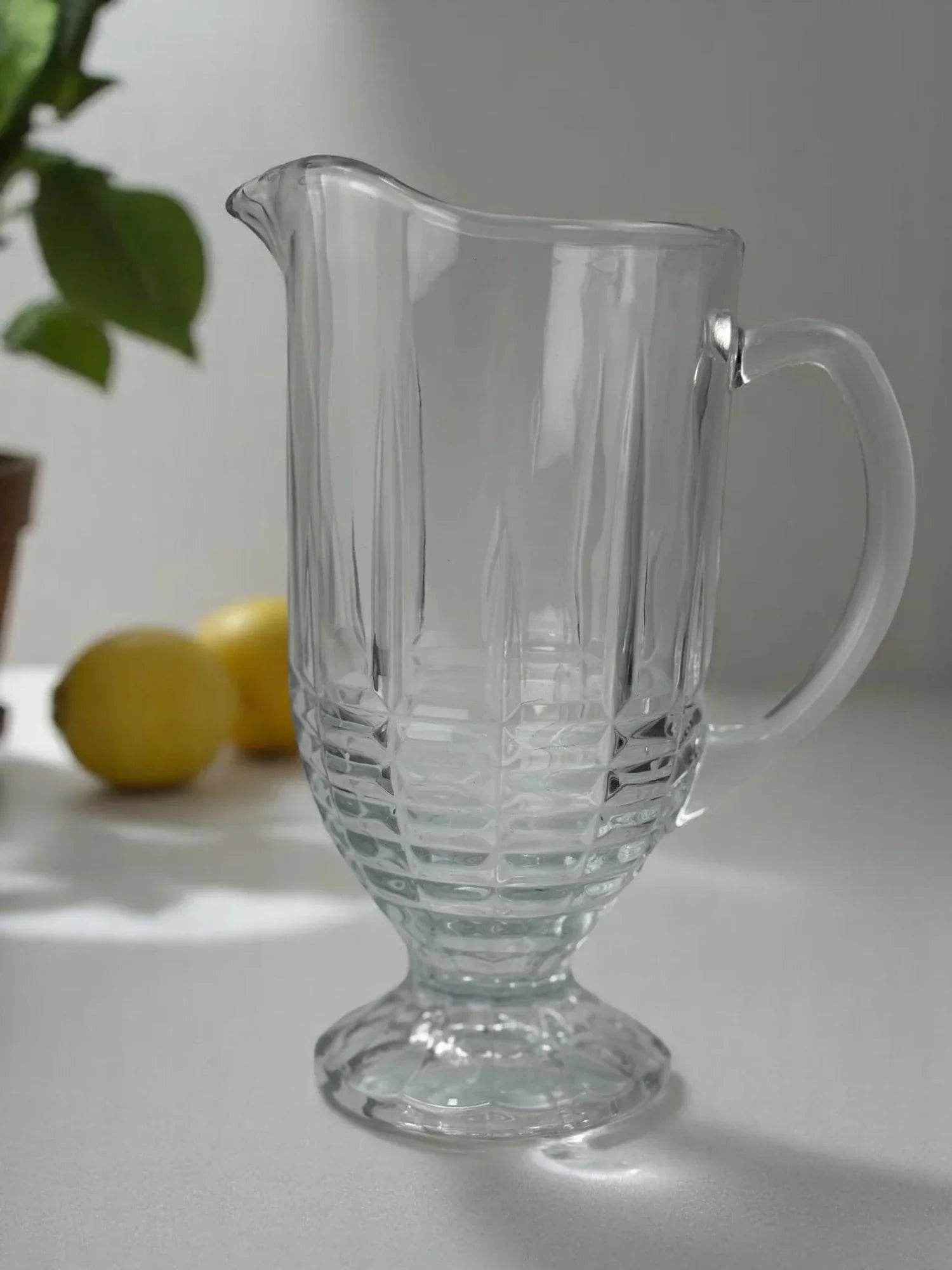 Conjunto de Jarra com Copos de Vidro 370ml 7 Peças Alidolado - Alidolado