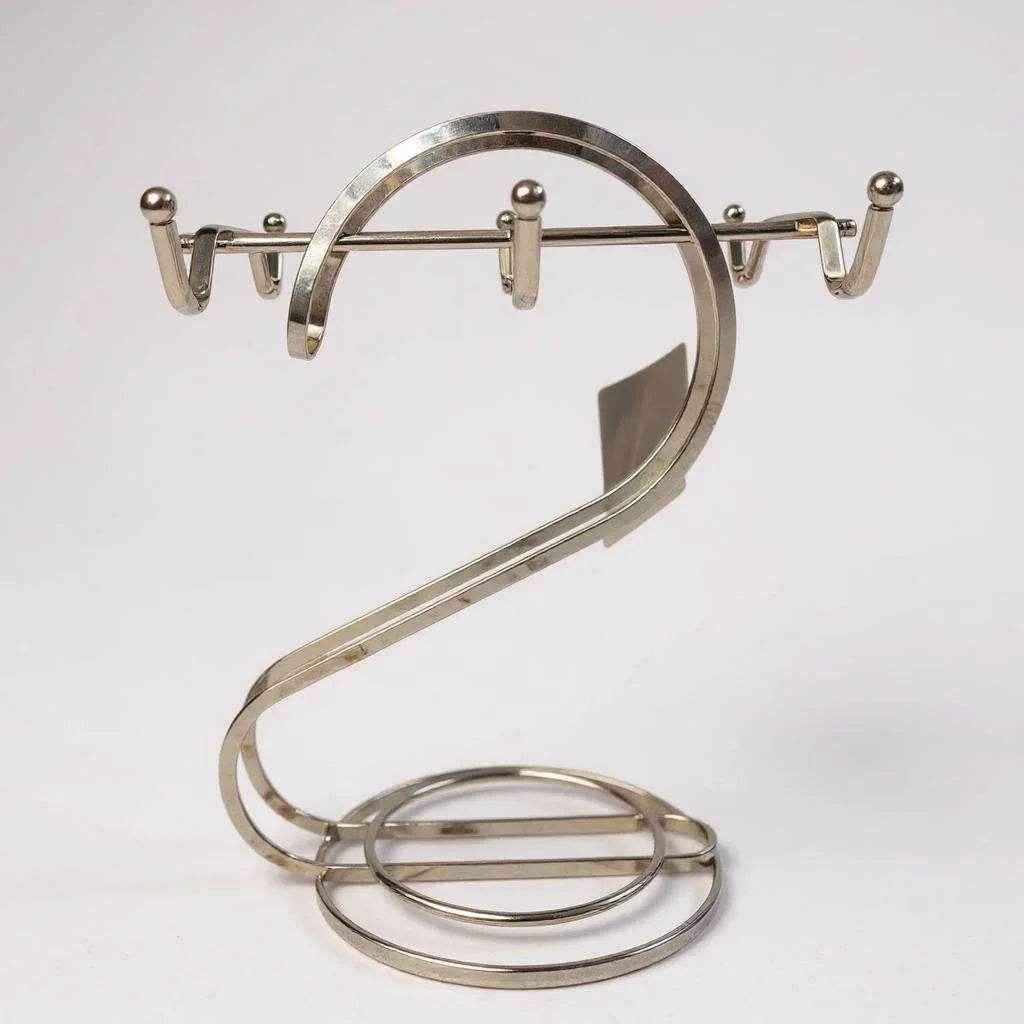 Suporte para Xícaras em Metal – Cor Cromado, 1 unidade - Alidolado