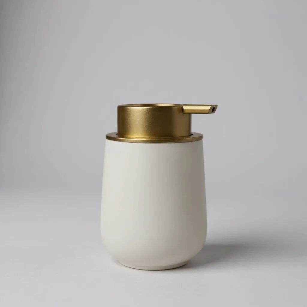 Dispenser de Cerâmica Branco Alidolado - Alidolado