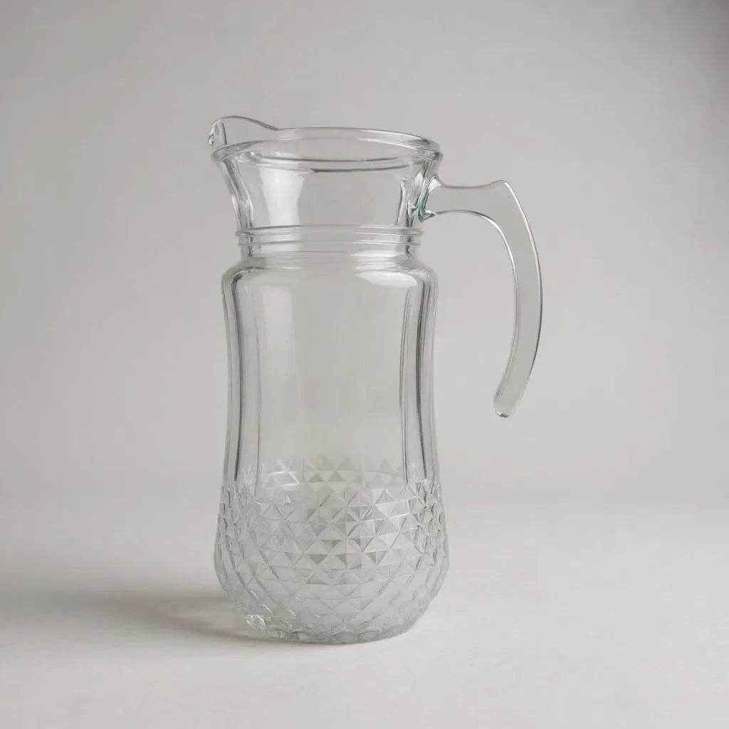 Jarra de Vidro com Alça e Tampa 1400ml Alidolado