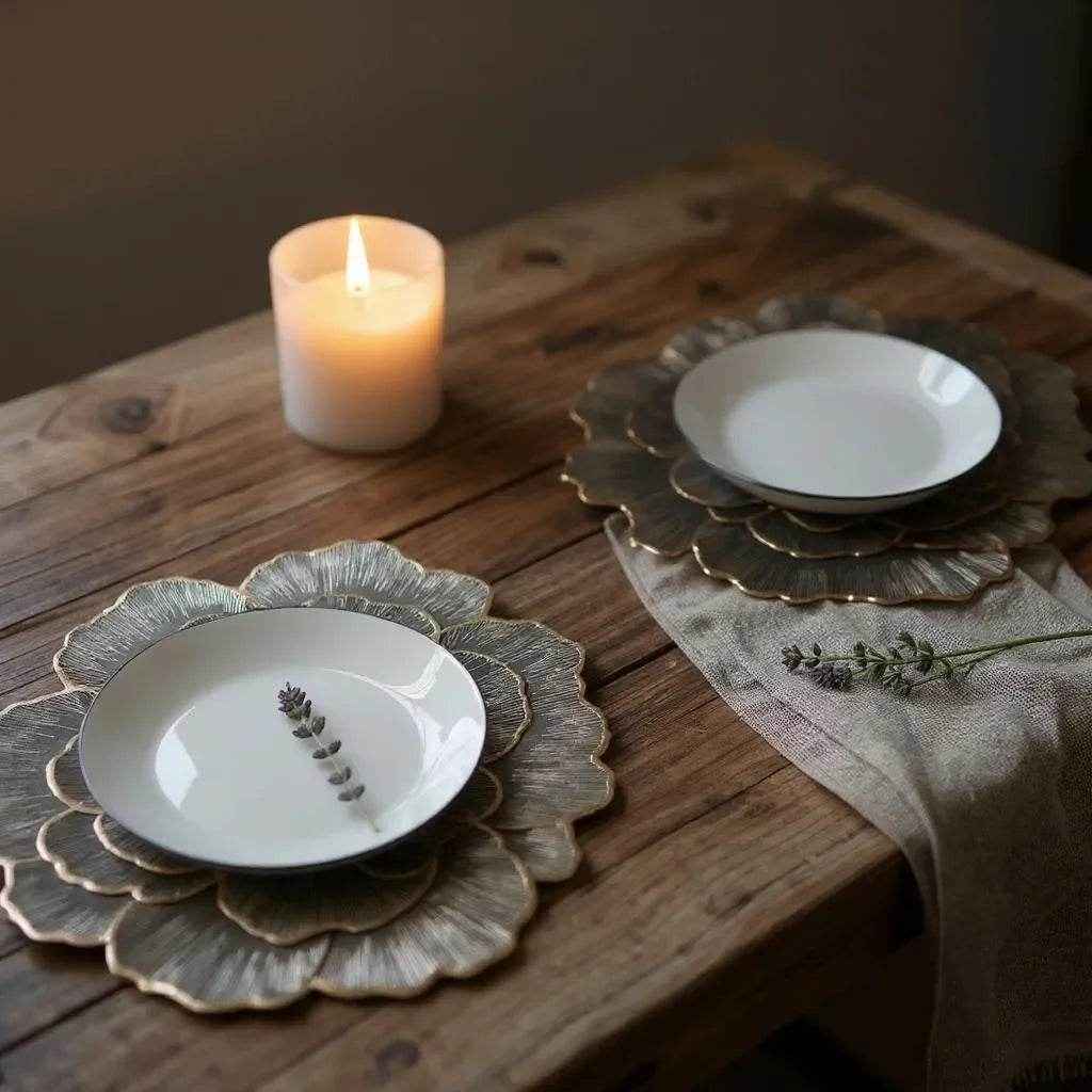 Jogo Americano em Formato de Ameixa em PVC - Alidolado