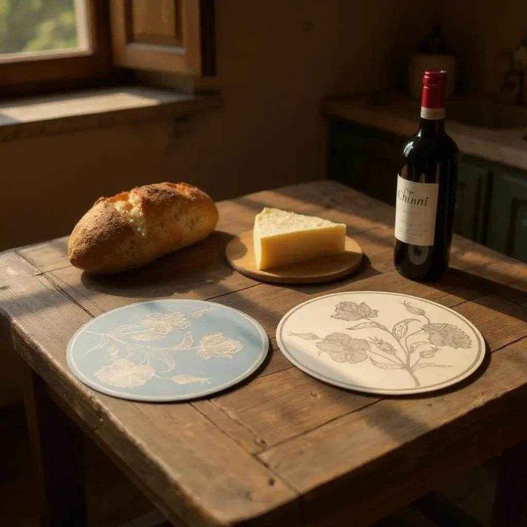 Jogo Americano Flora Retrô Vintage - Alidolado