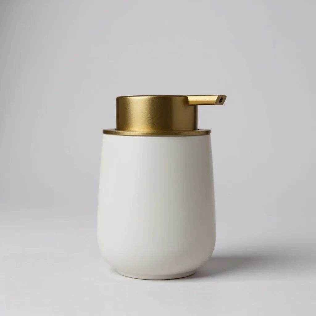 Dispenser de Cerâmica Branco Alidolado - Alidolado