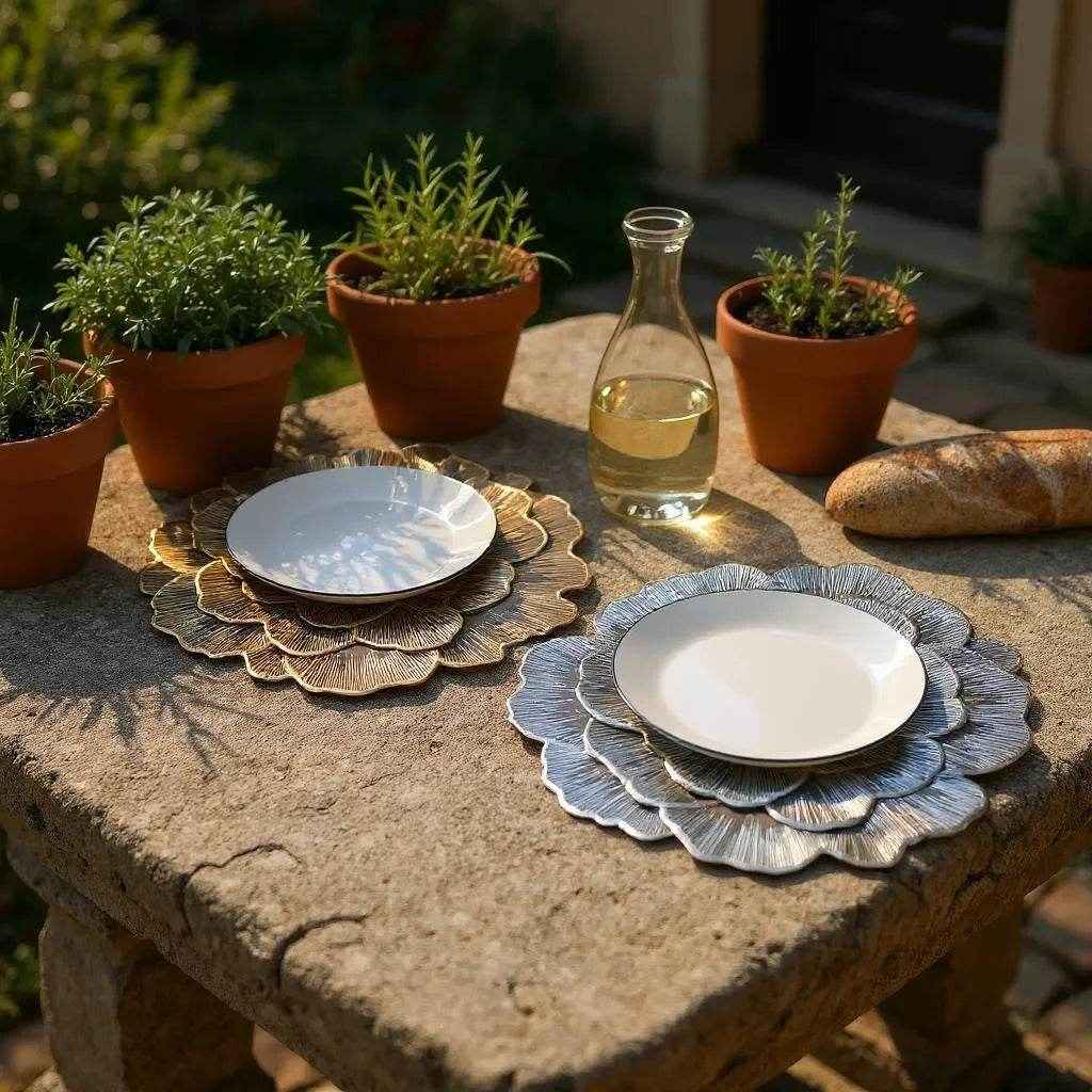 Jogo Americano em Formato de Ameixa em PVC - Alidolado