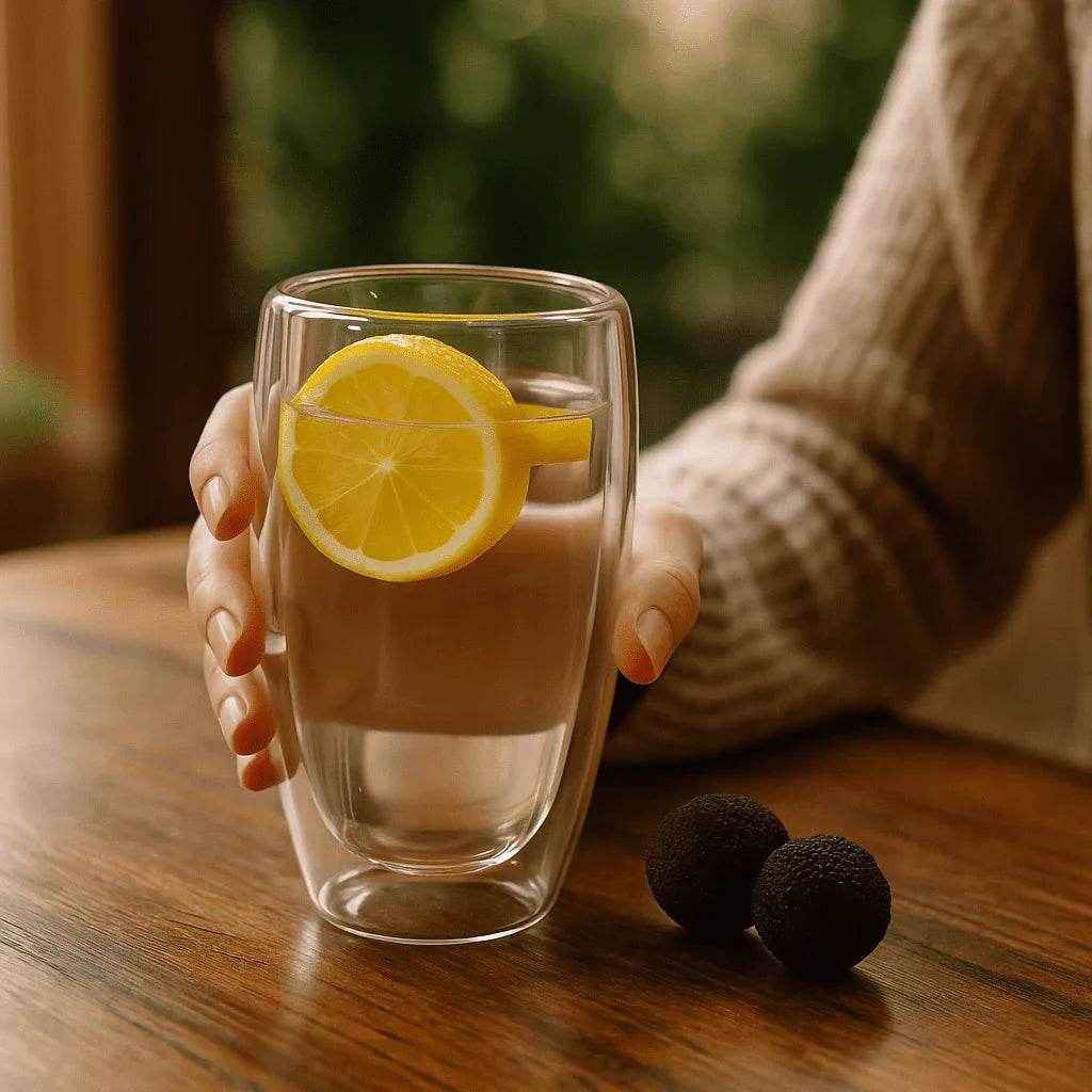 Conjunto de Copos Vidro Duplo 450ml 2 Peças Alidolado