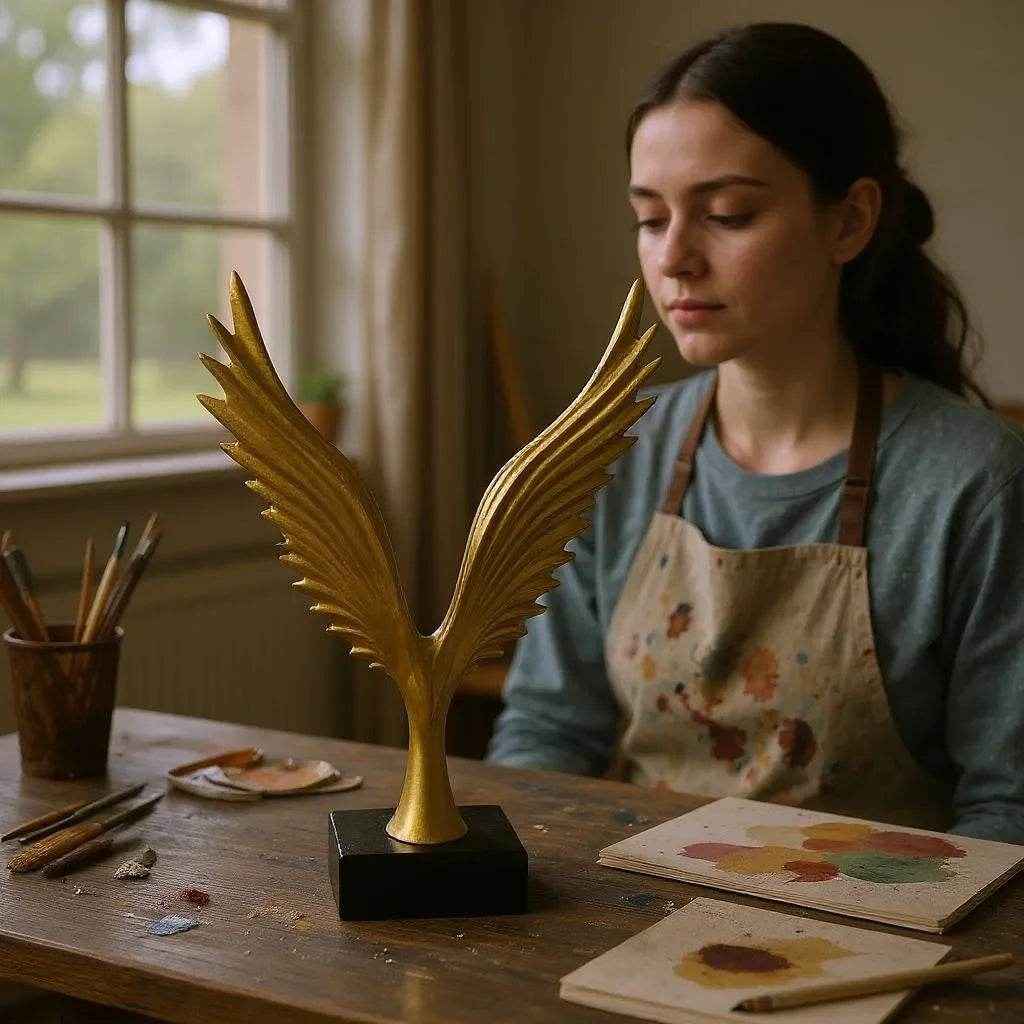 Escultura Abstrata de Mãos e Rostos Decorativa Alidolado - Alidolado