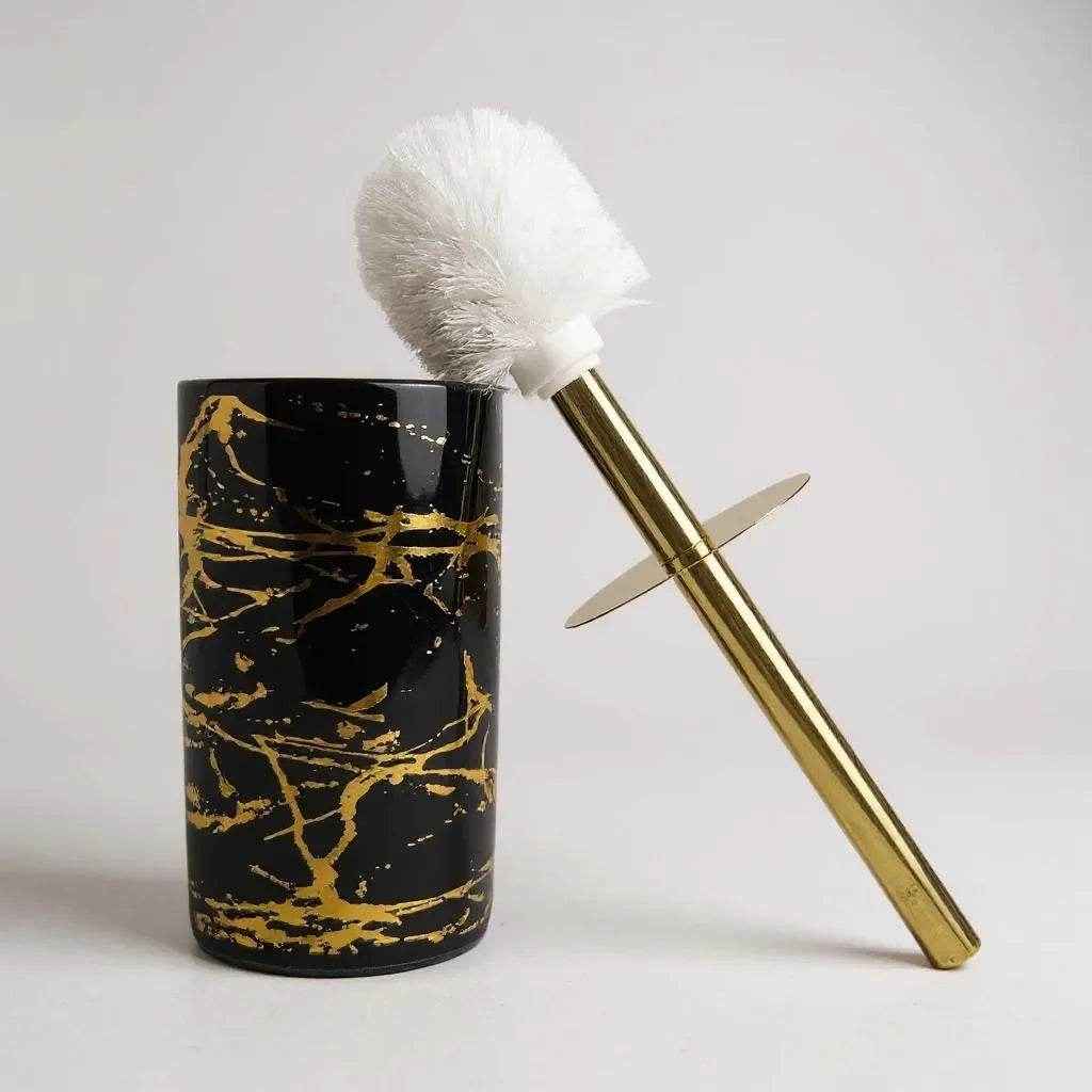 Kit de Limpeza Cerâmica Preto com Dourado Alidolado - Alidolado