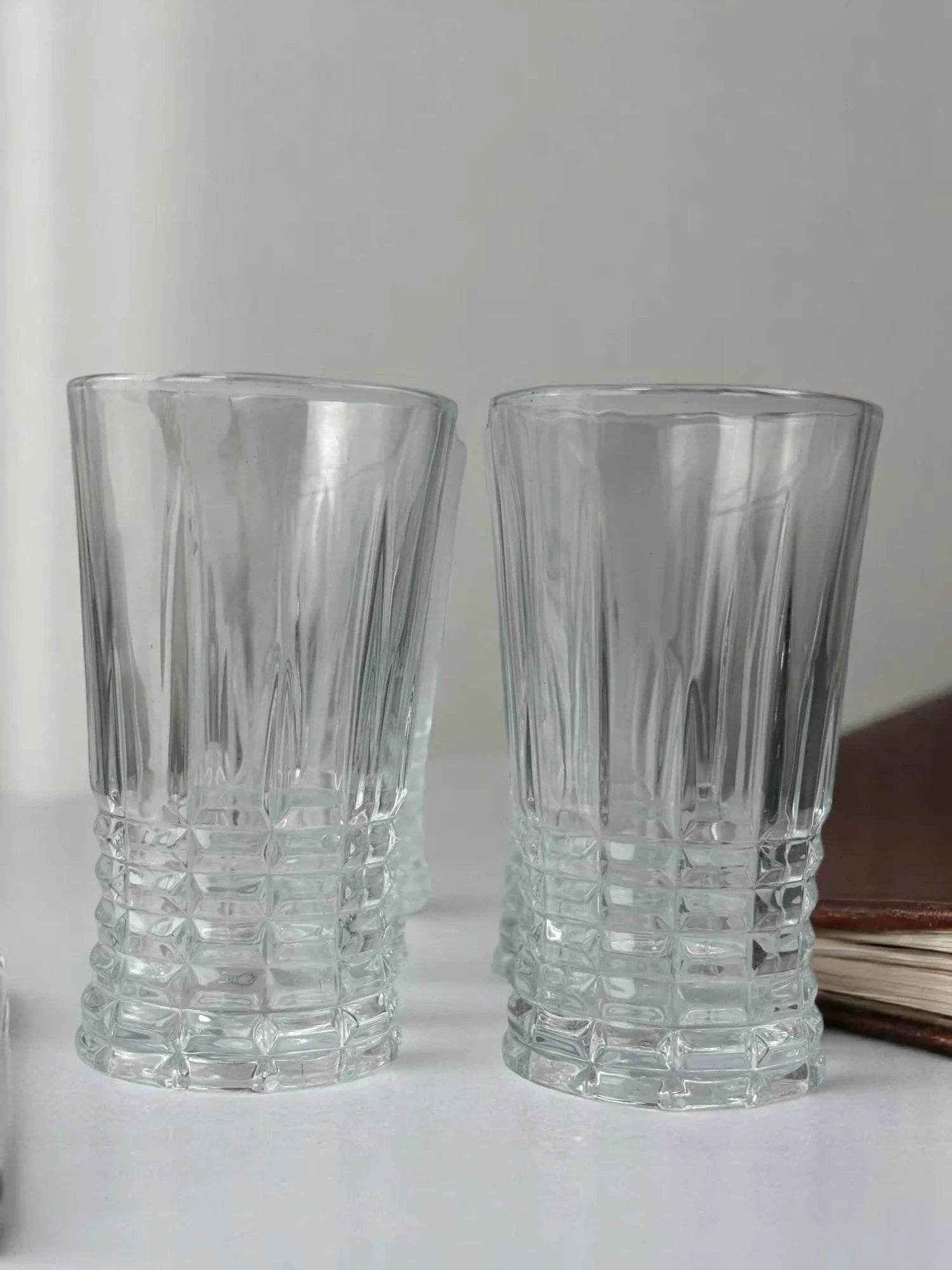 Conjunto de Jarra com Copos de Vidro 370ml 7 Peças Alidolado - Alidolado