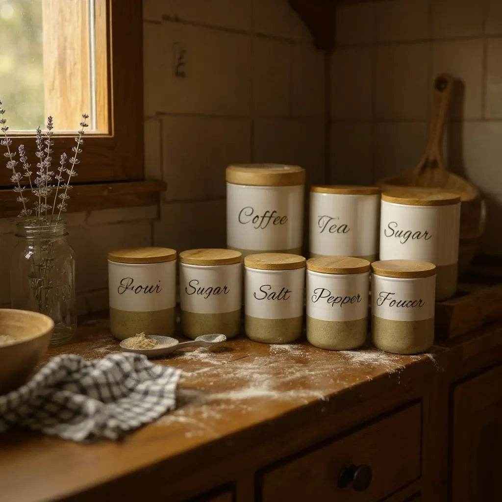 Conjunto de Cerâmica Branco com Bandeja de Madeira Alidolado - Alidolado