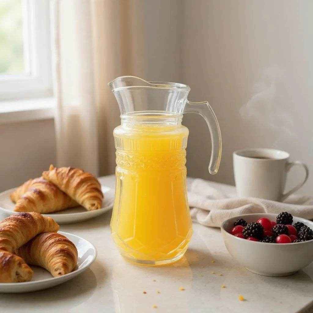 Jarra de Vidro com Relevo Diamante 1400ml Alidolado - Alidolado