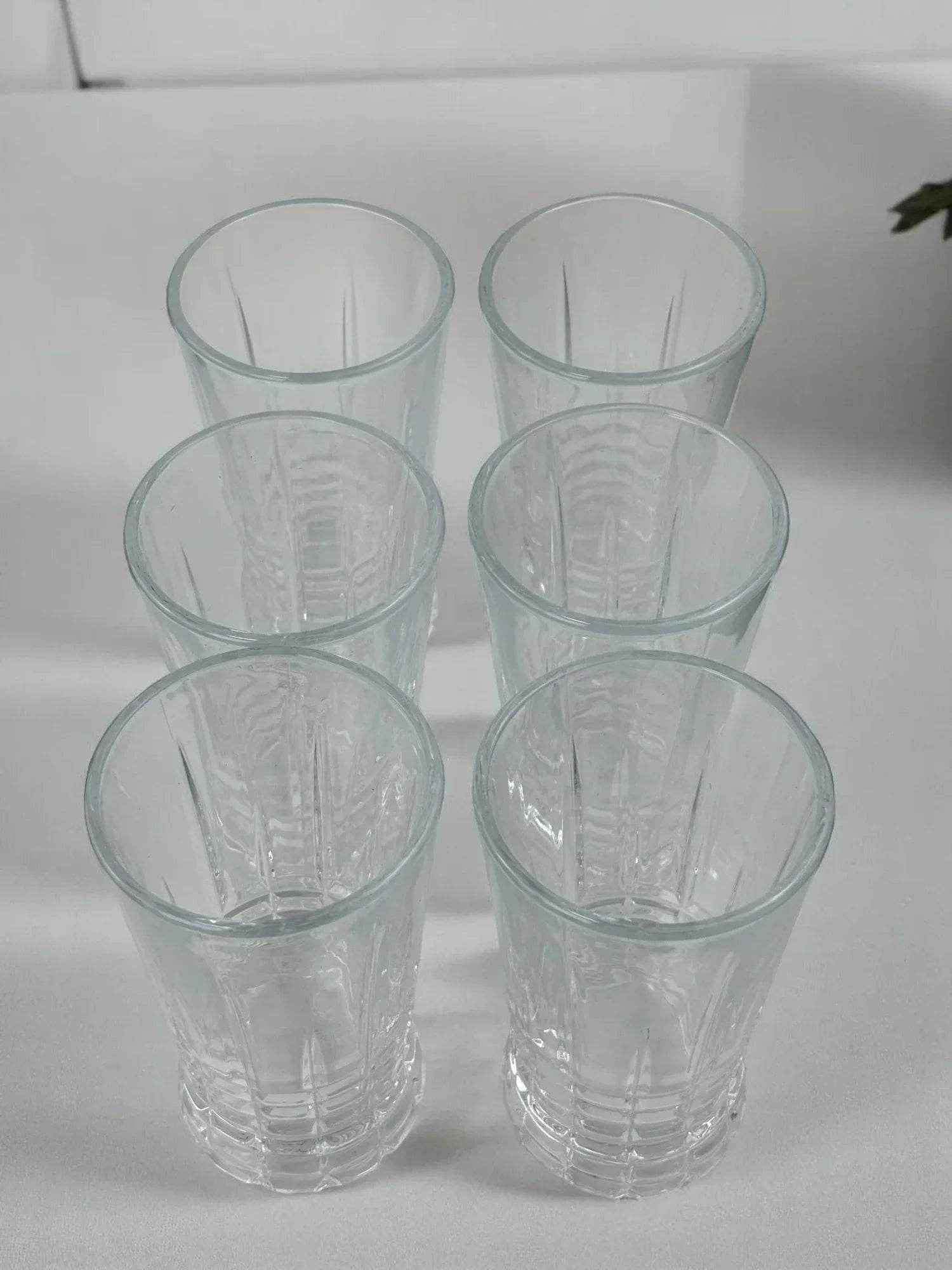 Conjunto de Jarra com Copos de Vidro 370ml 7 Peças Alidolado - Alidolado