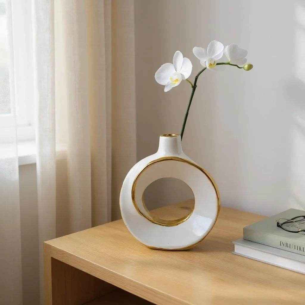 Vaso Decorativo Circular Alidolado - Alidolado