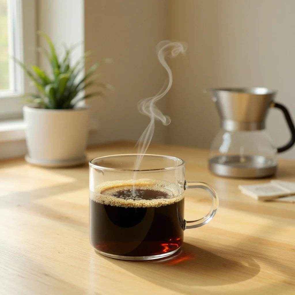 Kit de 6 Copos de Vidro com Alça Colorida 120ml