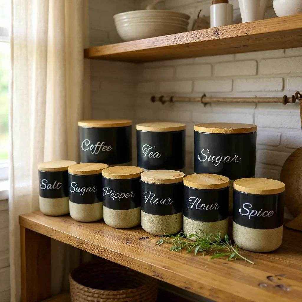 Conjunto de Cerâmica Branco com Bandeja de Madeira Alidolado - Alidolado