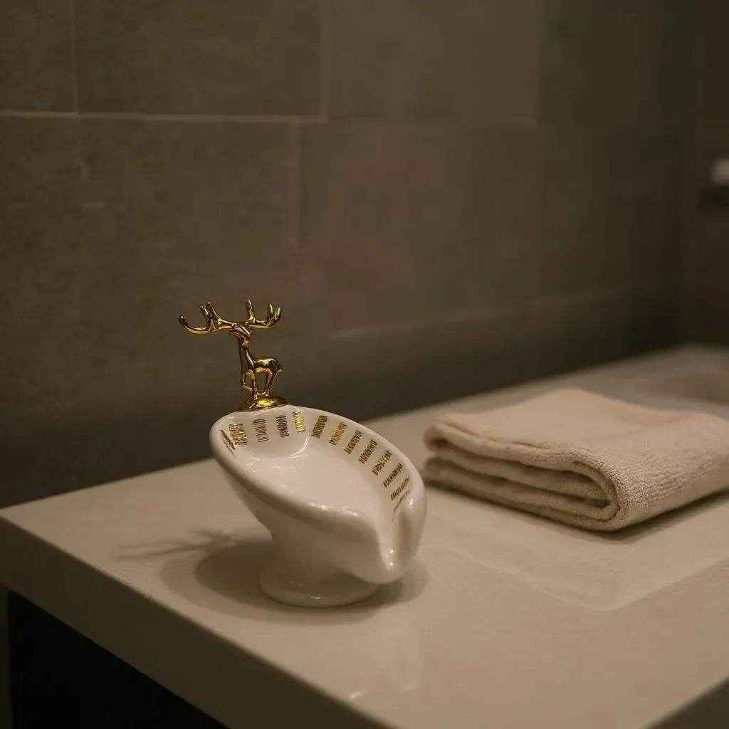 Saboneteira com Dispenser Cerâmica Alidolado - Alidolado