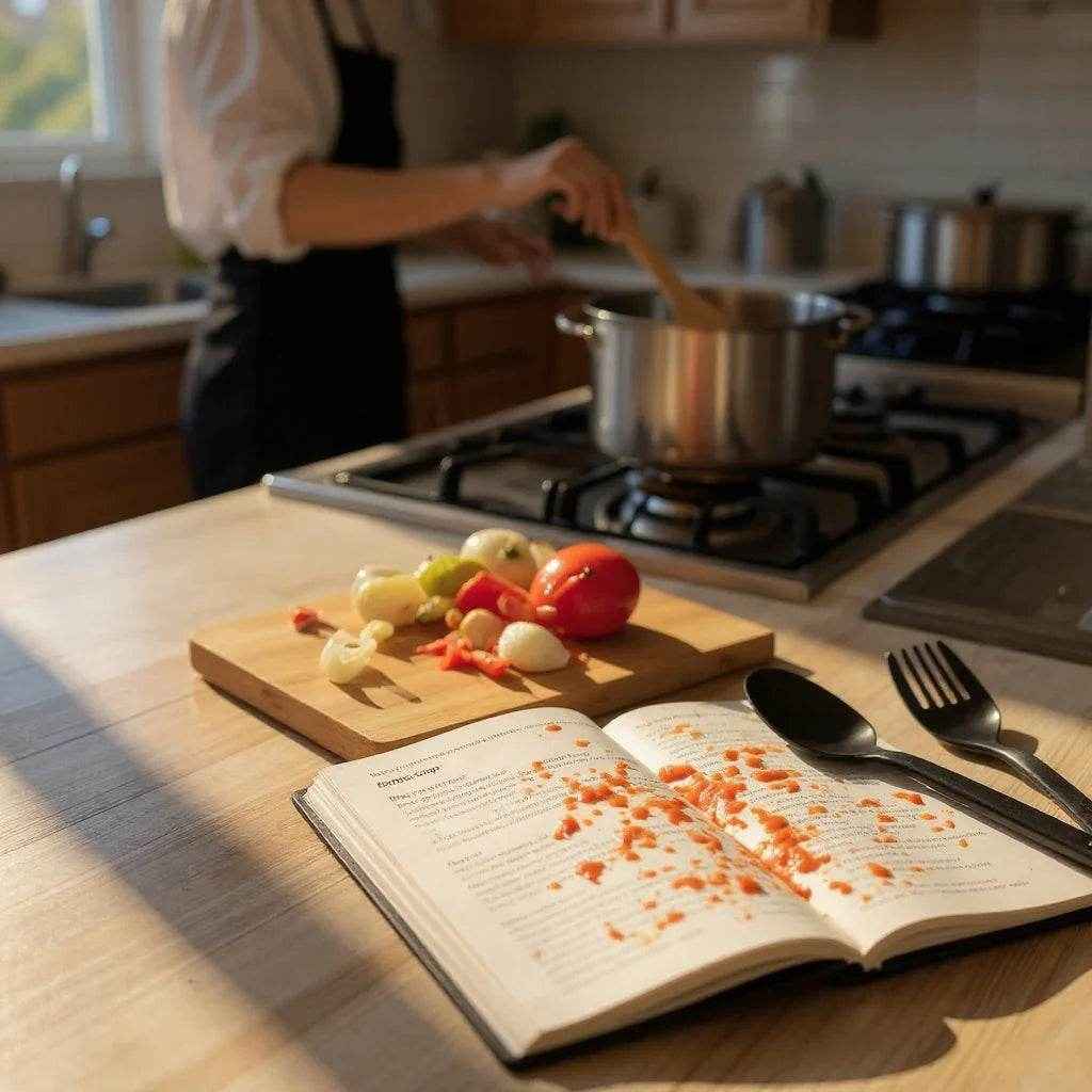 Kit com 6 Talheres de Nylon para Cozinha