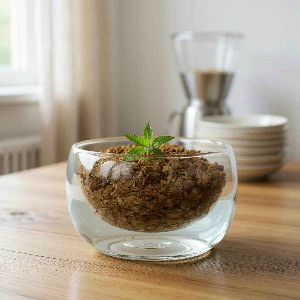 Tigela Gourmet de Vidro Duplo - Alidolado