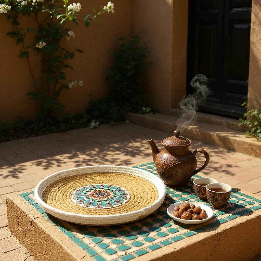 Cesto de Palha com Algodão - Alidolado