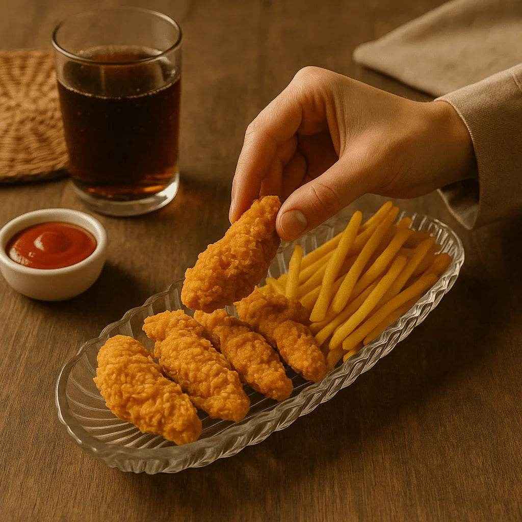 Bandeja de Vidro Oval Decorativa Alidolado - Alidolado