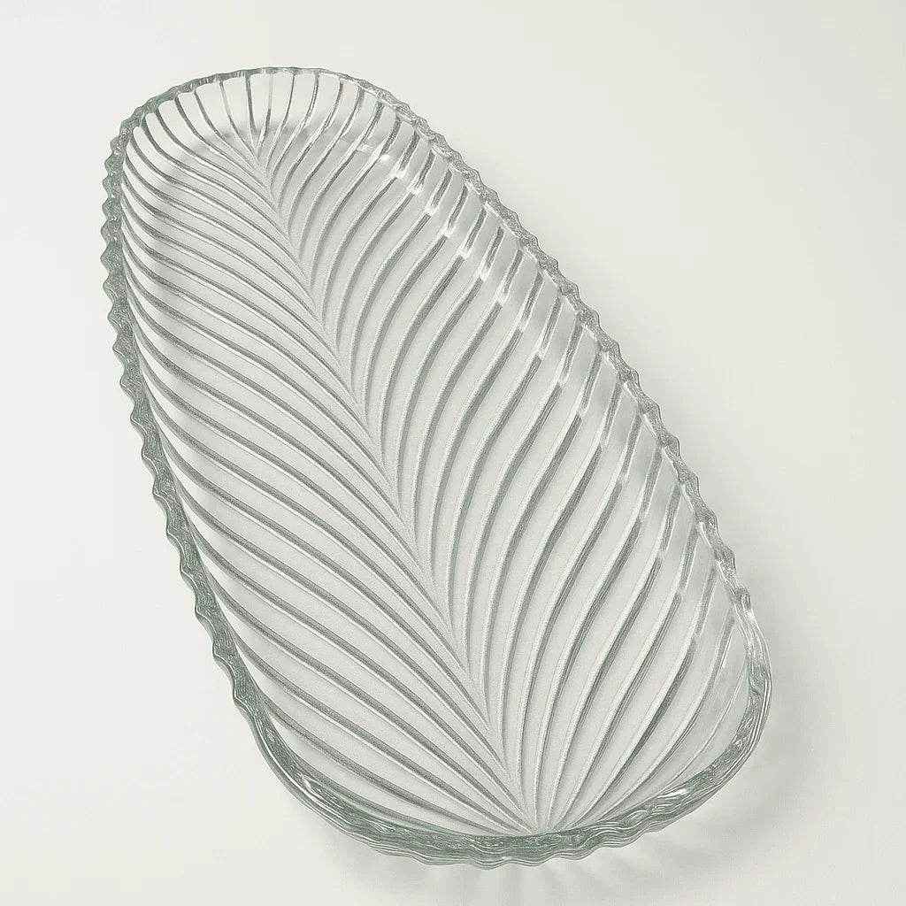 Bandeja de Vidro Oval Decorativa Alidolado - Alidolado
