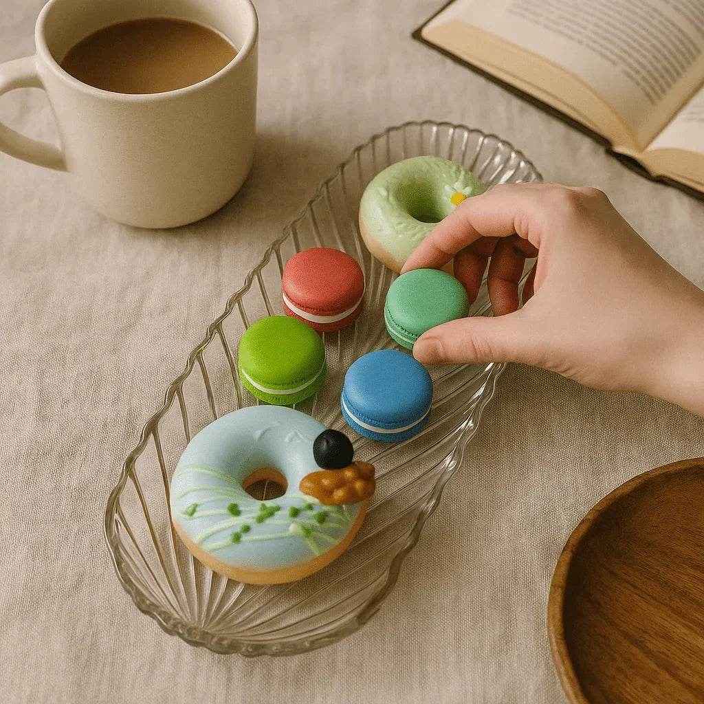 Bandeja de Vidro Oval Decorativa Alidolado - Alidolado