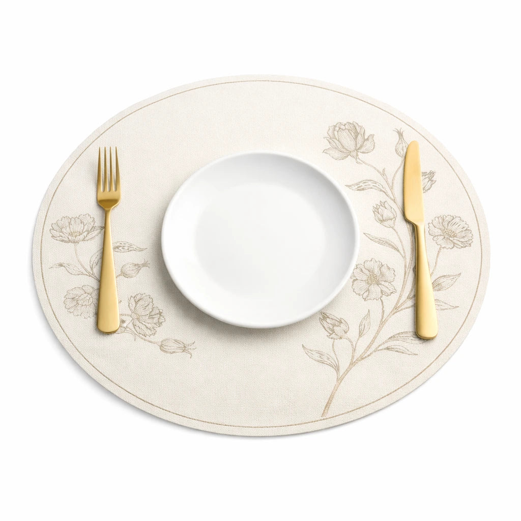 Kit 4 ou 6 Jogo Americano Sousplat Redondo Mesa Posta