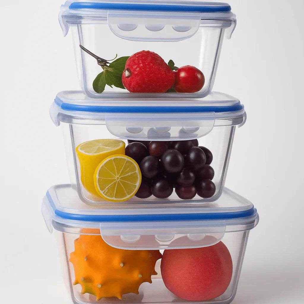 Conjunto de 3 Potes Herméticos alidolado