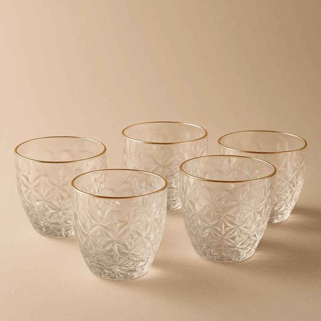 Conjunto de Copos de Vidro 315ml 6 Peças Alidolado - Alidolado
