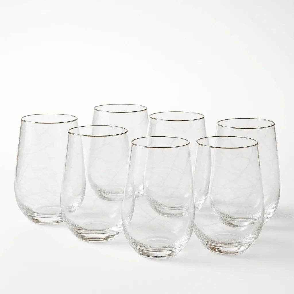 Conjunto de Copos de Vidro 525ml 6 Peças Alidolado - Alidolado