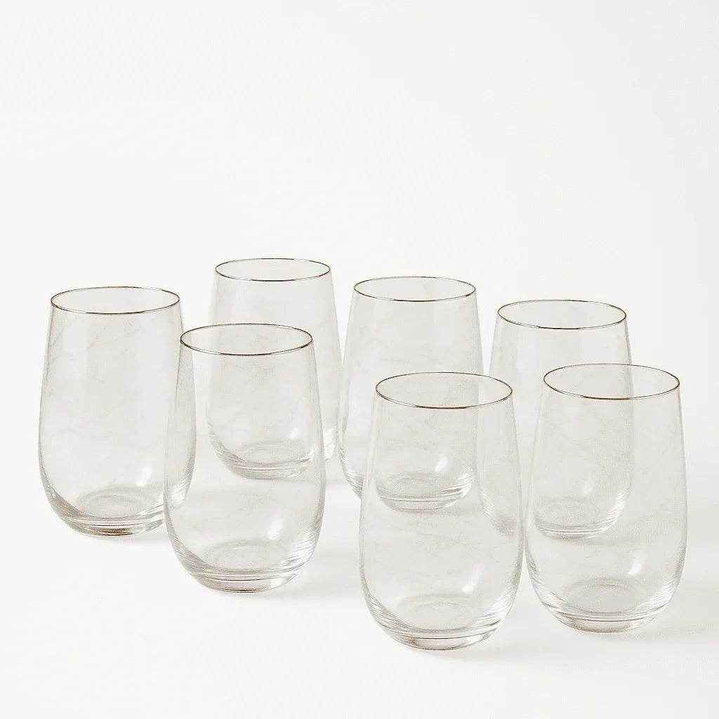 Conjunto de Copos de Vidro 525ml 6 Peças Alidolado - Alidolado