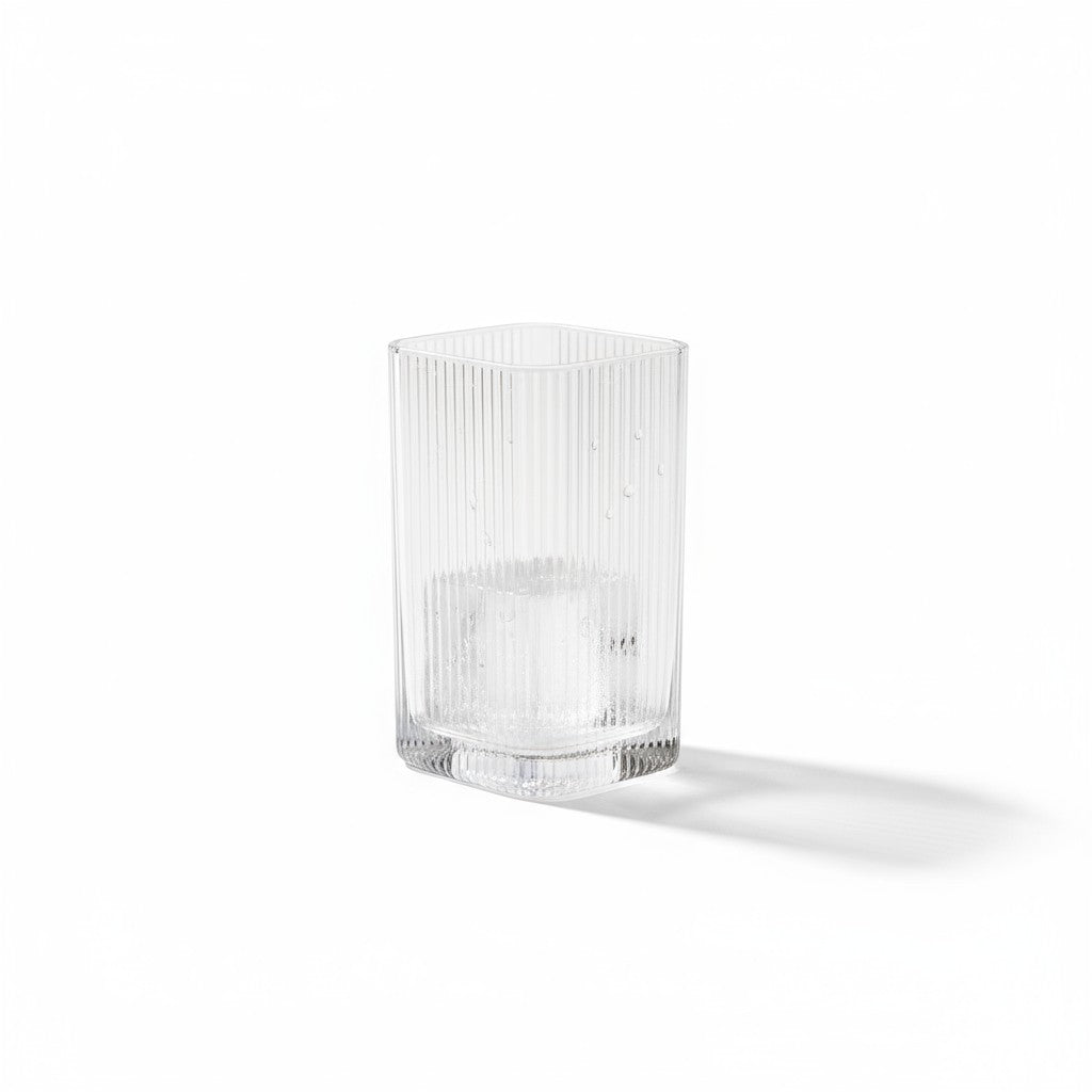 Conjunto de 6 Copos Textura Vertical 350ml Alidolado