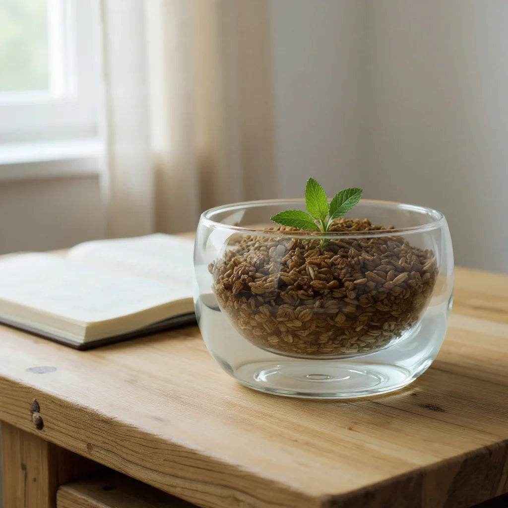 Tigela Gourmet de Vidro Duplo - Alidolado