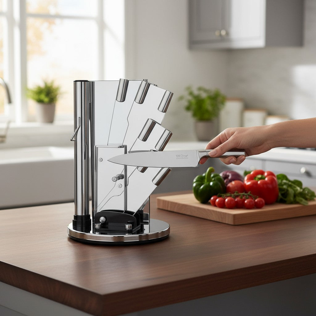 Faqueiro Profissional com Suporte Giratório Alidolado