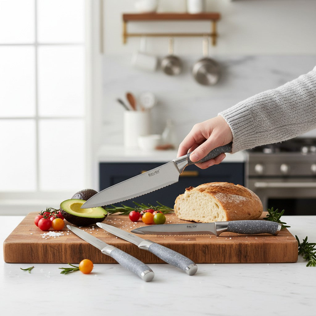 Faqueiro Profissional com Suporte Contemporâneo Alidolado