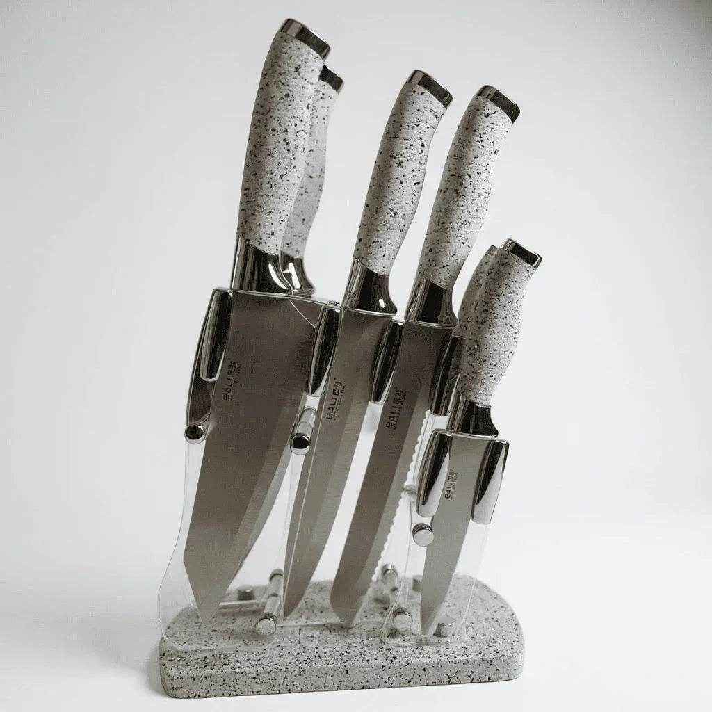 Faqueiro Profissional com Suporte Moderno Alidolado - Alidolado