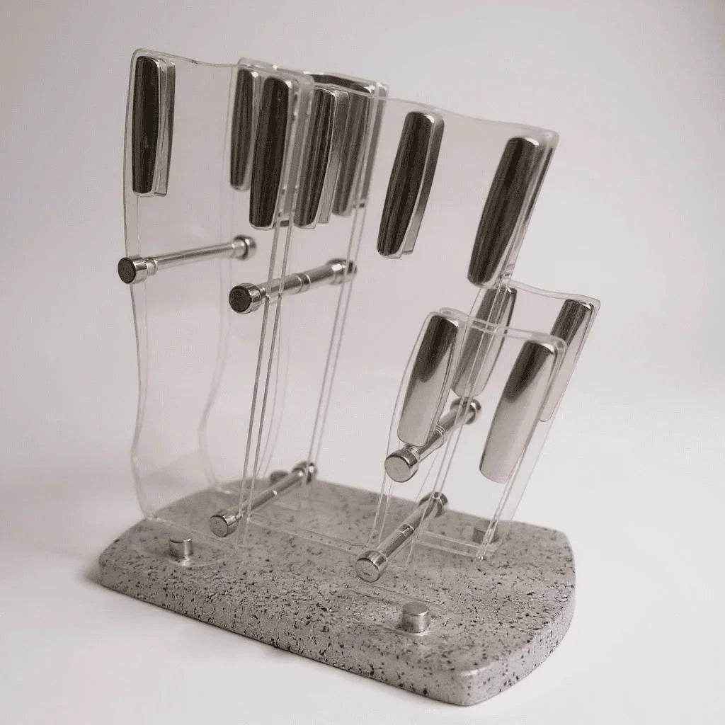 Faqueiro Profissional com Suporte Moderno Alidolado - Alidolado