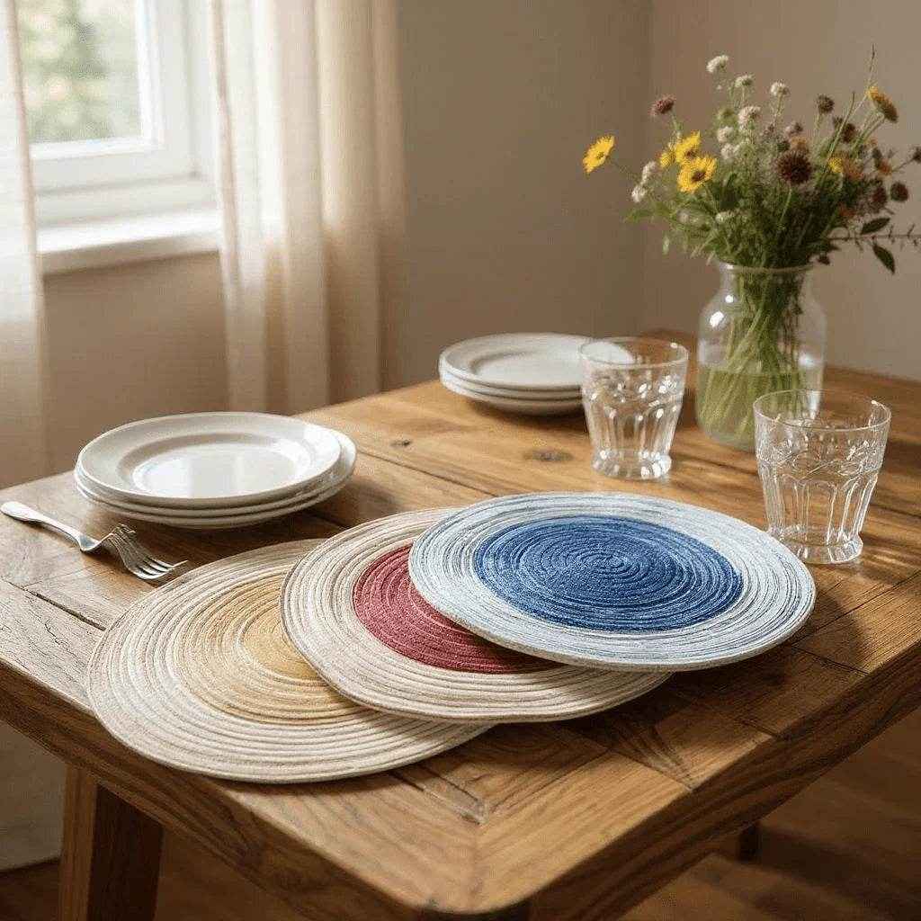 Jogo Americano Degradê Fio de Algodão Alidolado - Alidolado