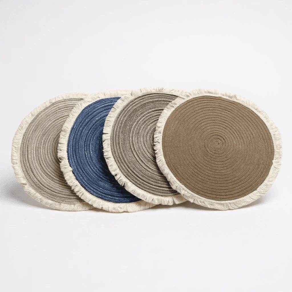 Jogo Americano Fio de Algodão Liso Alidolado - Alidolado