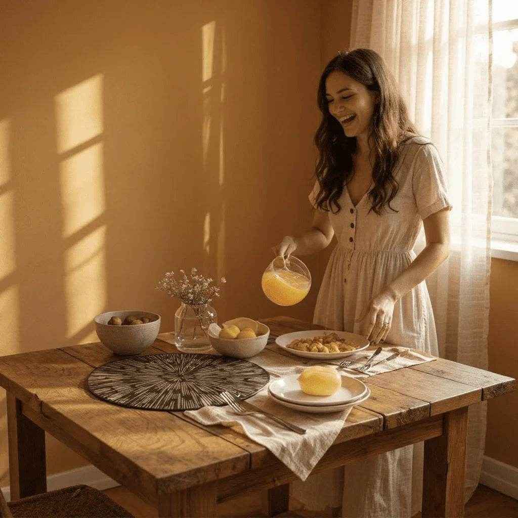 Jogo Americano Redondo Alidolado - Alidolado