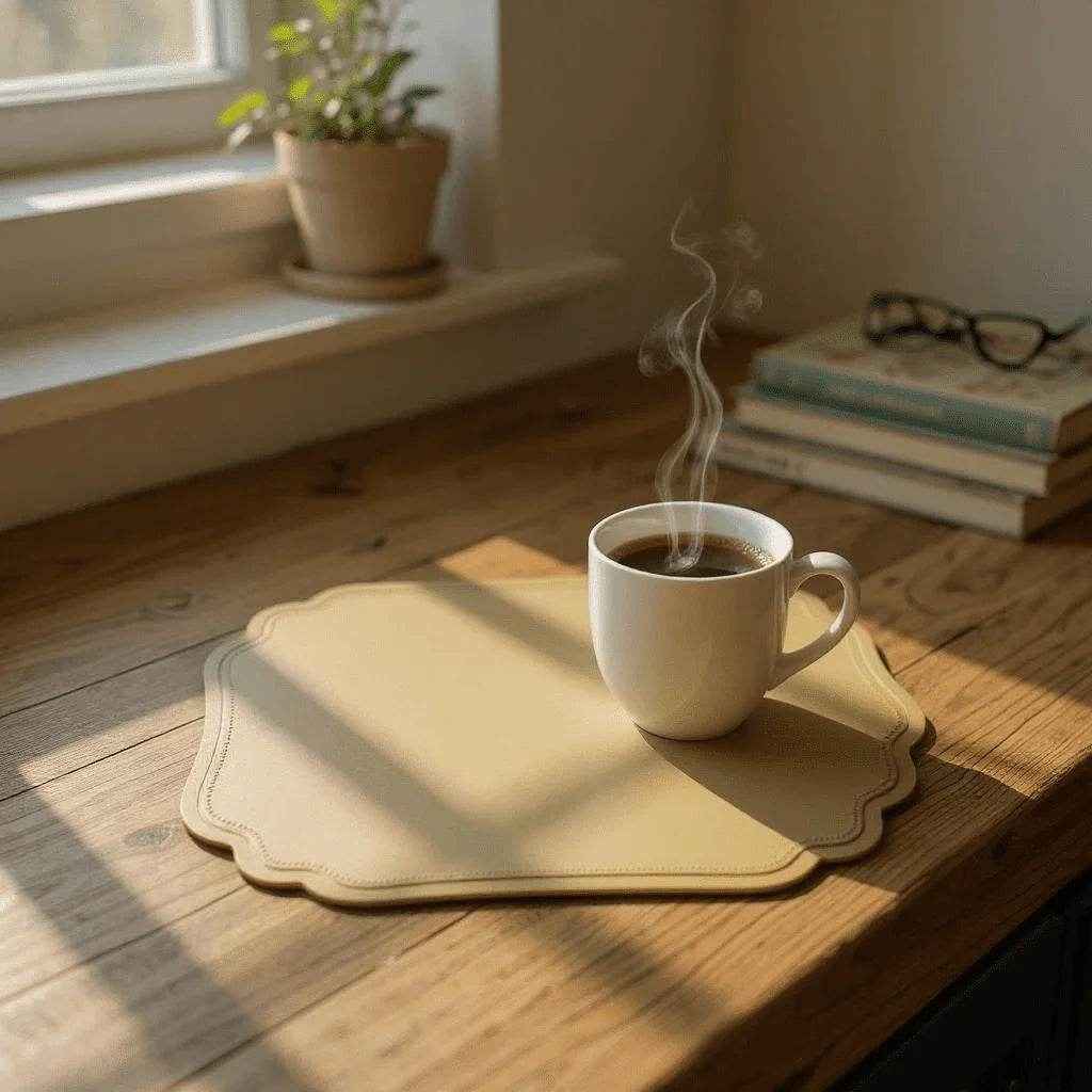 Jogo Americano Cantos Arredondados Liso Alidolado - Alidolado