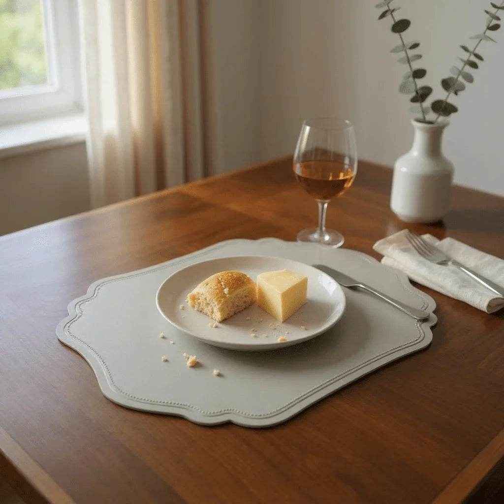 Jogo Americano Cantos Arredondados Liso Alidolado - Alidolado