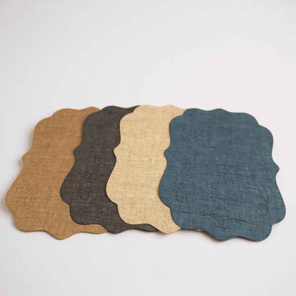 Jogo Americano Quadrado Couro Sintético Alidolado - Alidolado