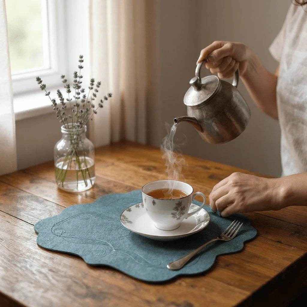 Jogo Americano Quadrado Couro Sintético Alidolado - Alidolado