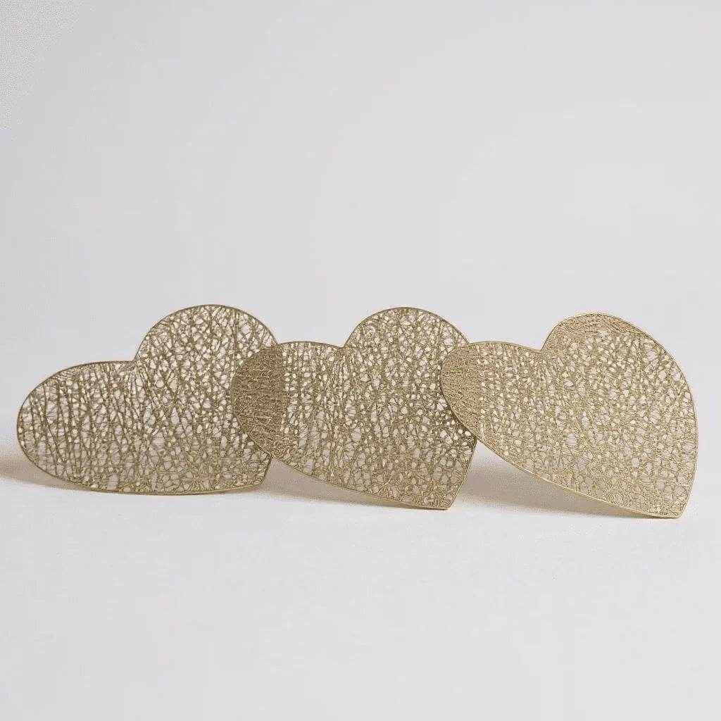 Jogo Americano Formato de Coração Alidolado - Alidolado