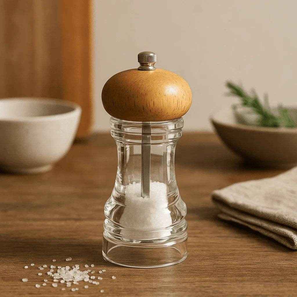 Moedor de Pimenta e Tempero em Acrílico Alidolado - Alidolado